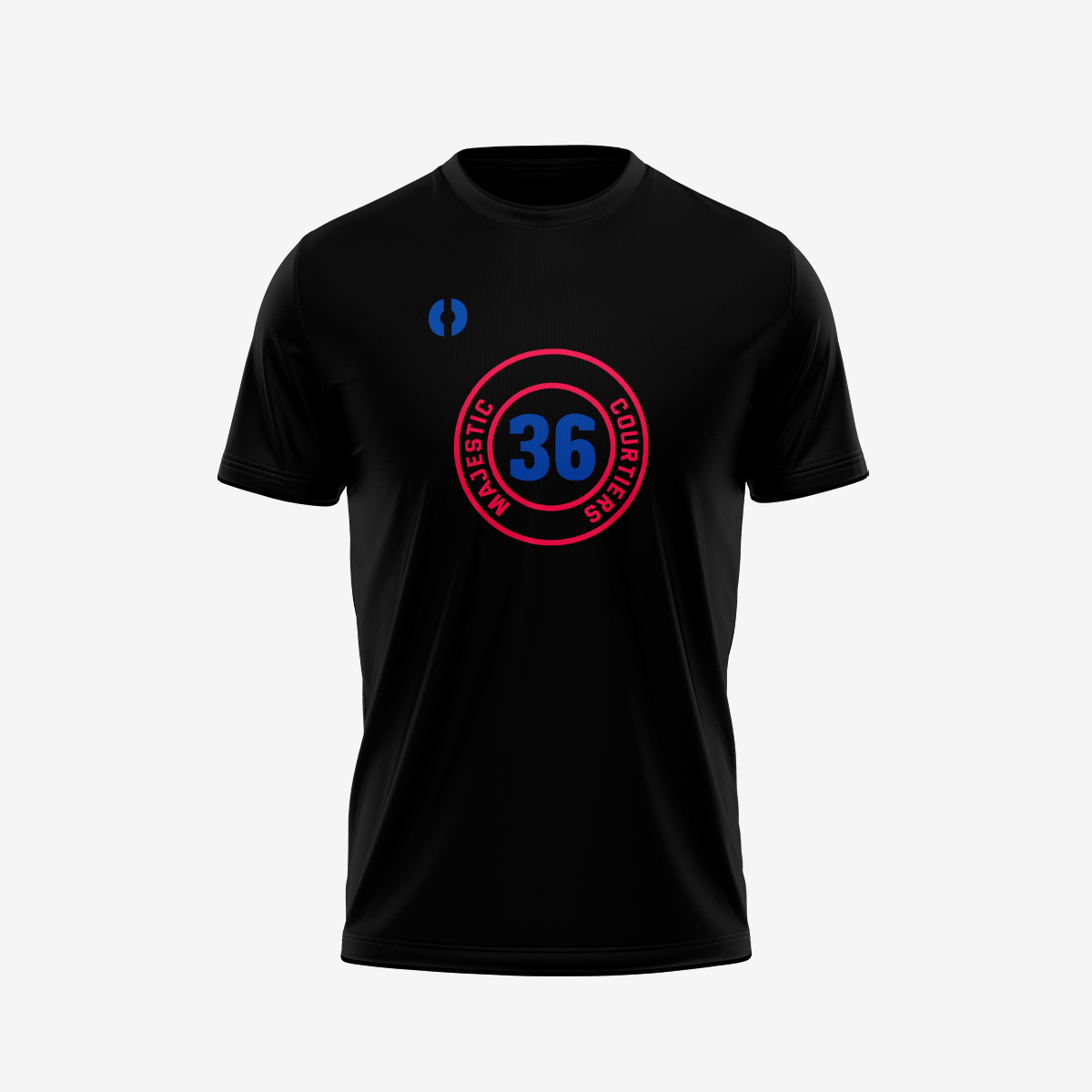 Majestic Courtiers T-shirt Boio - czarny